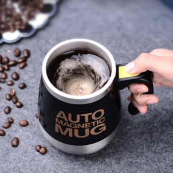 Automatic Self Stirring Magnetic Mug, Electric Auto Magnetic Coffee Mug, Auto Mixing Juice Milk Cup, Stainless Steel, 401-500ml