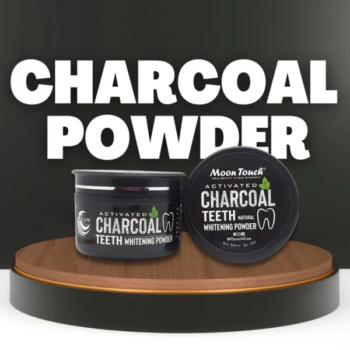 Teeth Whitening Powder with Activated Charcoal & Carbon | 100% Natural Deep Cleansing Tooth Powder for Strong Whitening