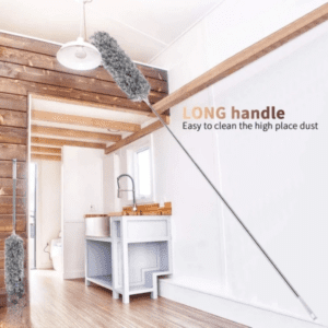 High-Quality Extendable Telescope Microfiber Duster – Long Handle for Dust, Dirt & Stain Cleaning | Fan Duster