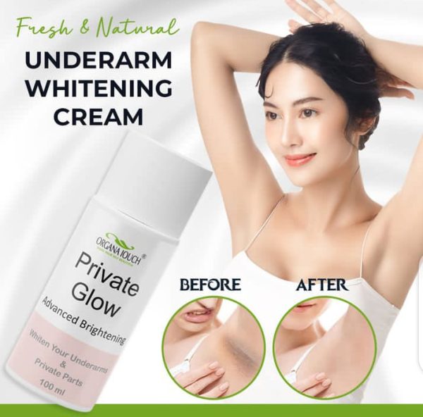 Buy Organa Touch Fresh & Natural Underarm Whitening Cream for Private Glow