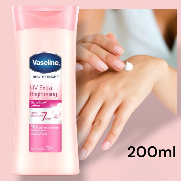 Vaseline Healthy Bright UV Extra Brightening Glut aglow Lotion